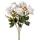 Rózsa csokor 5 virágos krém 47cm