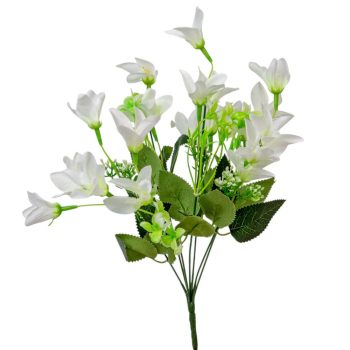 Csillagvirág csokor 21 virágos krém 40cm