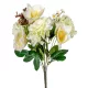 Hortenzia, magnólia csokor 8v. krém  M46cm 12db/#