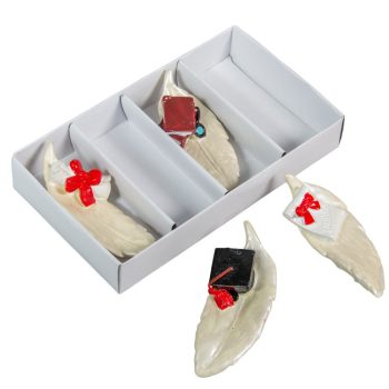 Ballagós tollak poly 8cm 4db-os