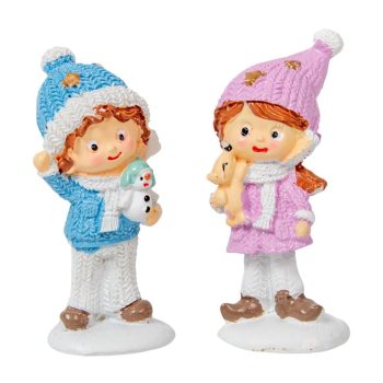 Gyerek figura poly 7cm 2db-os csomag