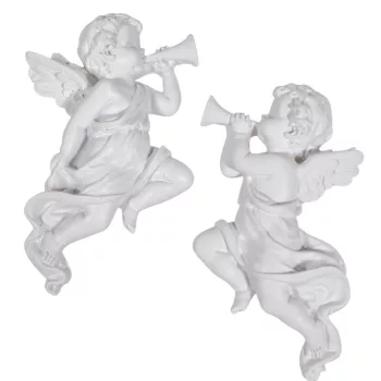 Angyal kürttel poly fehér 11,5cm