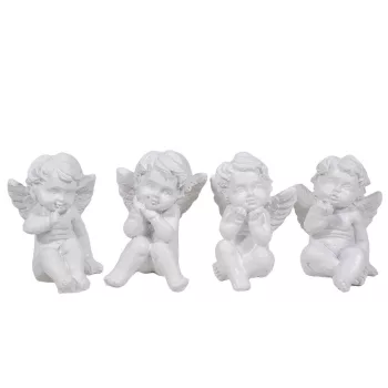 Angyal ülő poly fehér M5cm 4db-os