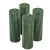 Kontúrozott bordás henger gyertya 50x150mm zöld 4db/csom (db ár)