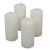 Kontúrozott csavart henger gyertya 55x100mm fehér 4db/csom (db ár)
