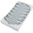 Metál kis csavart gyertya ezüst 150mm (db ár) 30db/csom