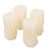 Kontúrozott hullámos henger gyertya 55x95mm ivory 4db/csom (db ár)