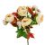 Boglárka csokor 9 virágos krém 27cm