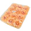 Dália virágfej D10cm lazac 12db/csom