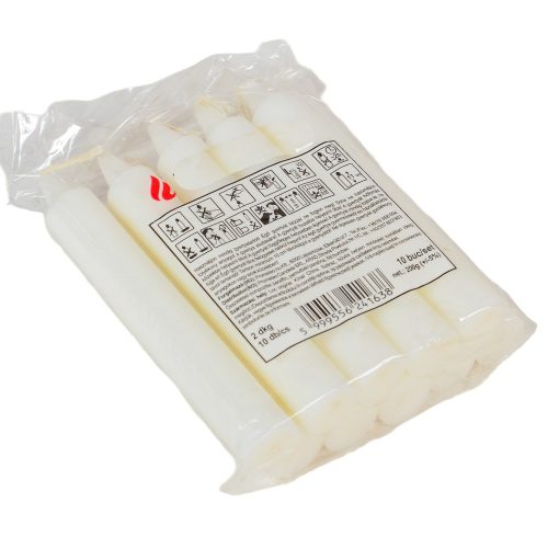 Háztartási gyertya 2dkg 10db-os