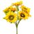 Napraforgó csokor 7 virágos 46cm