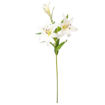 Liliom szálas 3v. fehér M94cm 18db/#