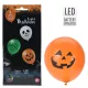 Halloween LED-es lufi 30cm 3db-os