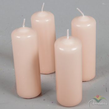 Mártott henger gyertya 40x120 mm pezsgő 4db/csom (db ár)