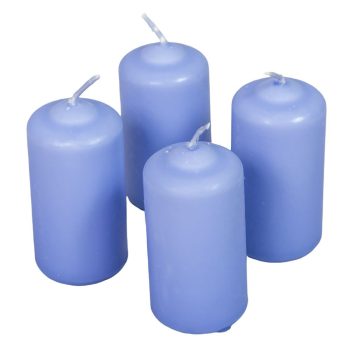  Mártott henger gyertya 40x80 mm milka lila 4db/csom (db ár)