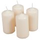Mártott henger gyertya 50x100 mm krém 4db/csom (db ár)