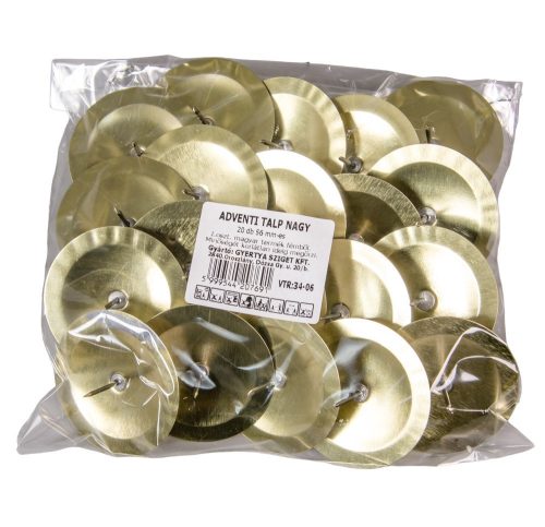 Gyertyatüske adventi talp nagy 56mm (db ár)