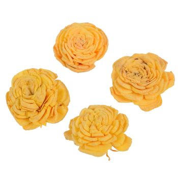 Ming boglárka aranysárga 2cm 100db-os