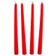 Mártott sziluett gyertya piros 310 mm 4db/csom (db ár)