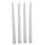 Mártott sziluett gyertya fehér 310 mm 4 darabos csomagban rendelhető | darab ár!