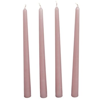 Mártott sziluett gyertya mályva 310 mm 4db/csom (db ár)