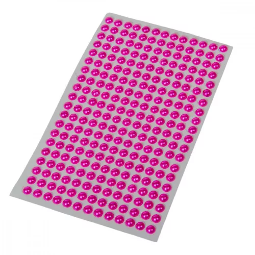 Matrica öntapadós gyönggyel pink