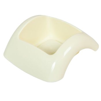 Műanyag domború tál krém FOCUS M6x15,5x15cm