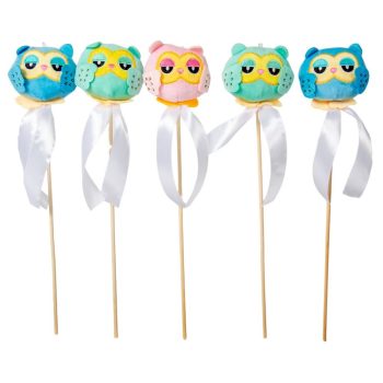   Pálcás plüss bagoly 5 darabos csomagban rendelhető (darab ár!)