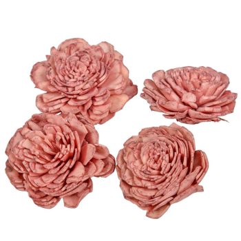 Ming boglárka old pink 4cm 50db-os