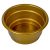 Műanyag közepes  kerek tál arany D17cm M8cm