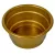 Műanyag közepes  kerek tál arany D17cm M8cm