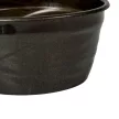 Műanyag kerek hullámos mintás tál grafit D15,5cm M7,5cm