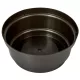 Műanyag nagy tál kerek grafit D22,5cm M10cm