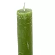 Rusztikus szálas gyertya zöld 27x225mm 2db/csom (db ár)