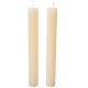 Rusztikus szálas gyertya ivory 27x225mm 2db/csom (db ár)