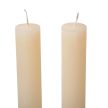 Rusztikus szálas gyertya ivory 27x225mm 2db/csom (db ár)