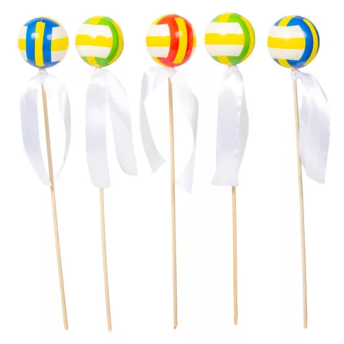 Pálcás színes labda 5db/csom (db ár)