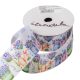 Textil szalag levendulás 3,8cmx10yard