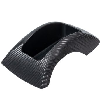 Műanyag domború tál mintás grafit 33,5x20x10cm