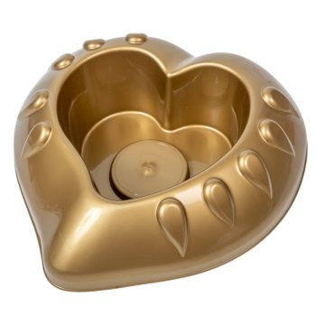 Műanyag szív arany M8x27cm