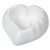 Műanyag szív fehér M8x27cm