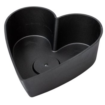 Műanyag szív grafit M10x22cm