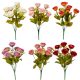 Rózsabimbó csokor 7v. mix M33cm 28db/#