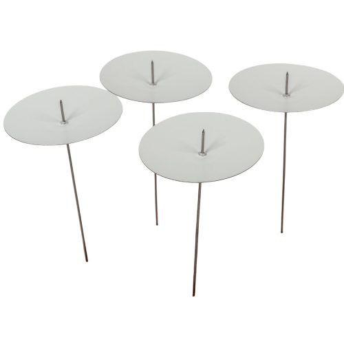 Gyertyatüske nagy tányéros  D8x15cm 4db-os