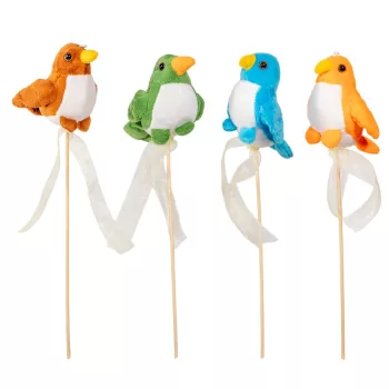 Pálcás ballagó betűző plüss madár