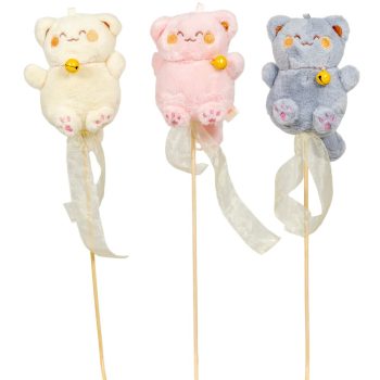 Pálcás ballagó betűző plüss cica 