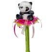 Ballagási csokor plüss pandamaci szalaggal 33cm