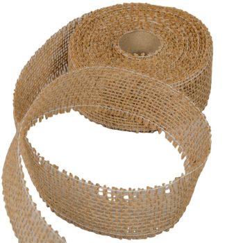 Juta szalag 5cm x10y natúr