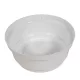 Műanyag nagy  tál  kerek fehért D22,5cm M10 cm