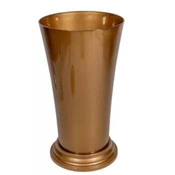 Műanyag tál orchidea arany D19cm M35cm